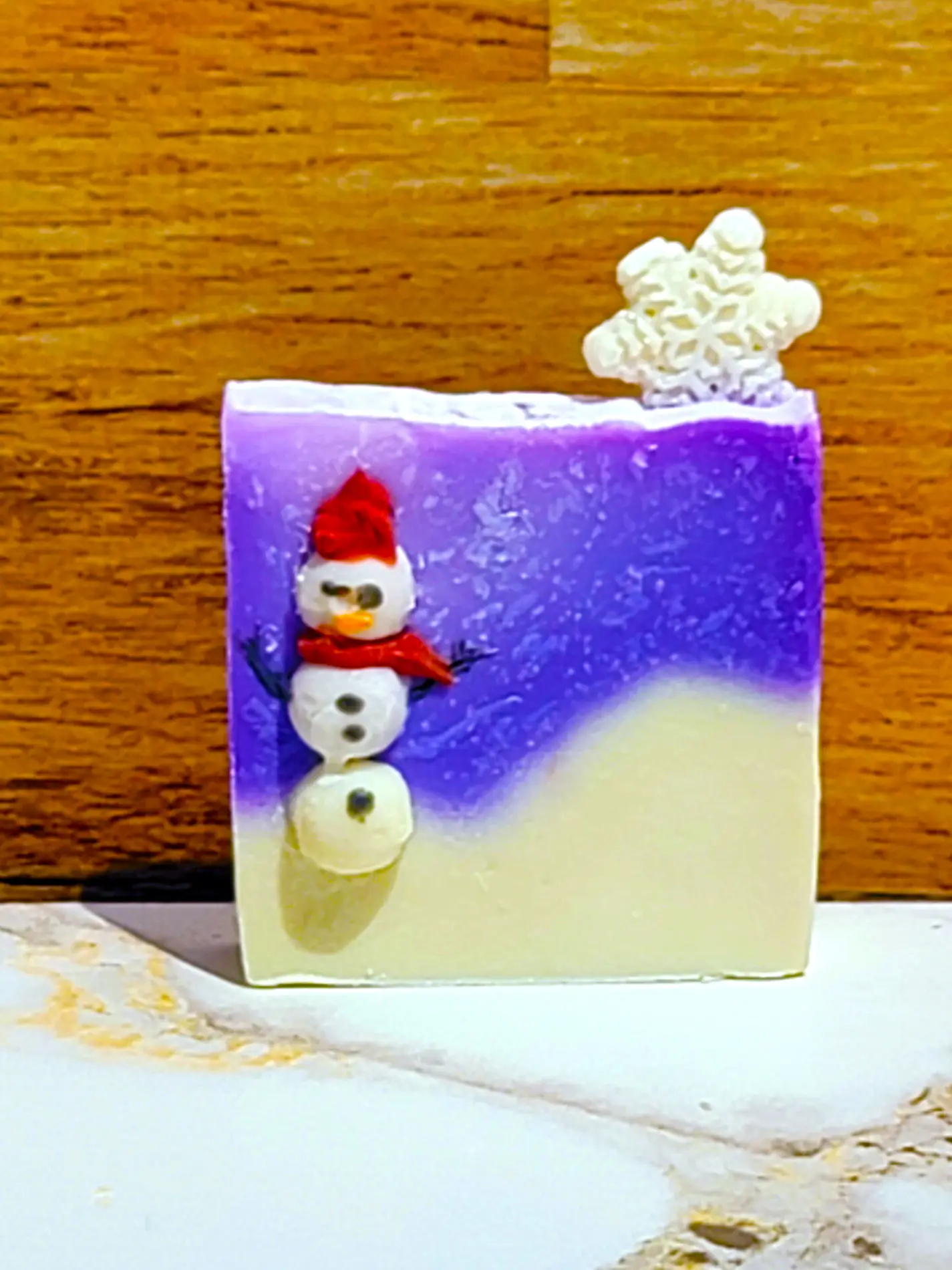 Savon d'hiver naturel fait à la main, hydratant et protecteur pour la peau