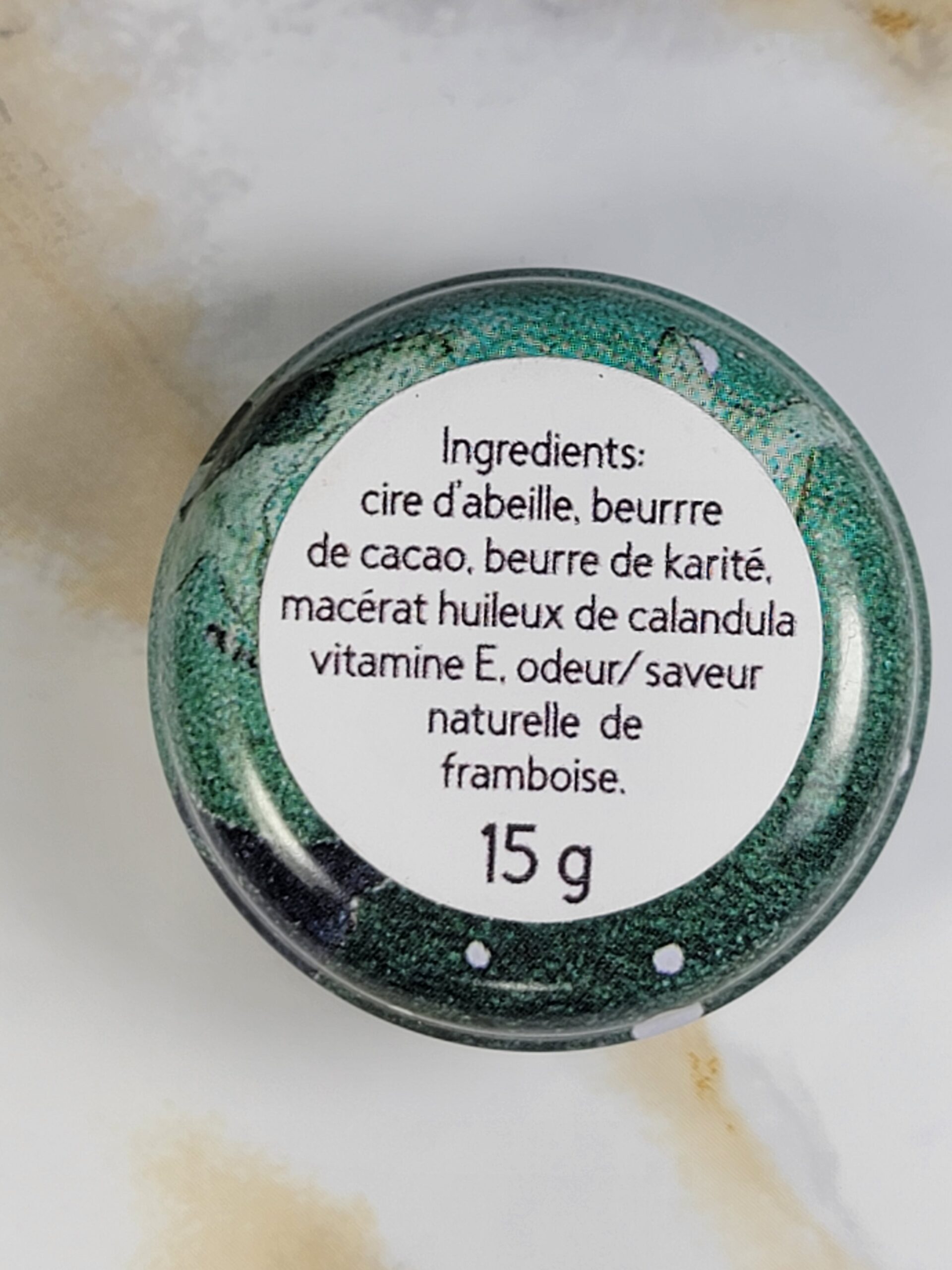 Baume à lèvres artisanal à la framboise – Les Mels